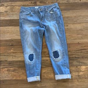 Boyfriend crop jeans